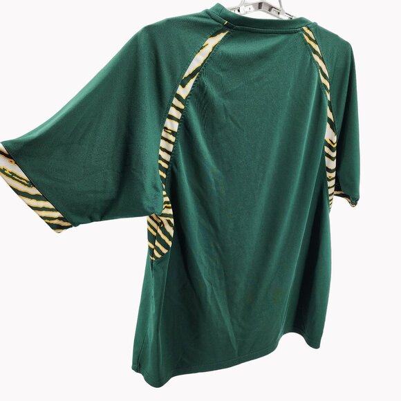 Green Bay Packers Mens XL T Shirt Zebra Stripes Graphic Tee NFL Fan Apparel - Picture 5 of 5